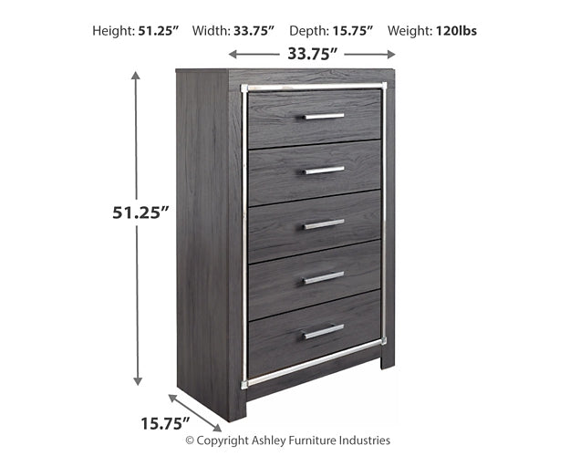 Lodanna Five Drawer Chest