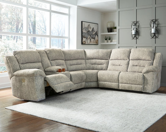 Family Den 3-Piece Power Reclining Sectional