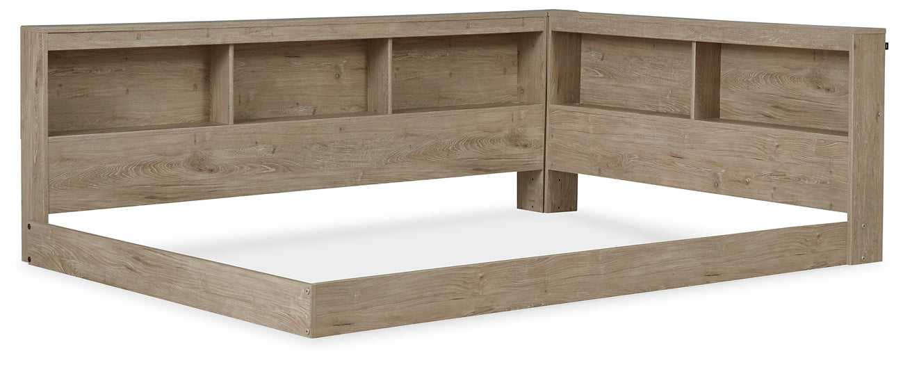 Oliah  Bookcase Storage Bed