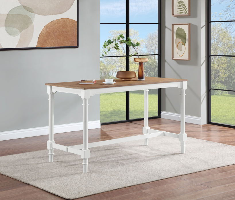 Martina 5-piece Rectangular Counter Height Dining Set White