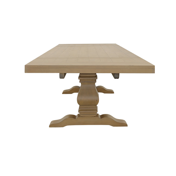 Florence 126-inch Extension Dining Table Rustic Honey