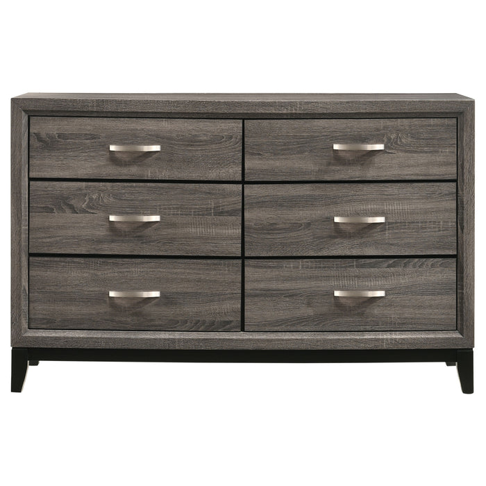 Watson 5-piece Full Bedroom Set Grey Oak