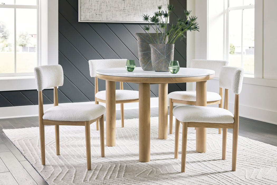 Sawdyn Dining Table and 4 Chairs