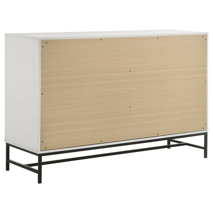 Sonora 6-drawer Bedroom Dresser White