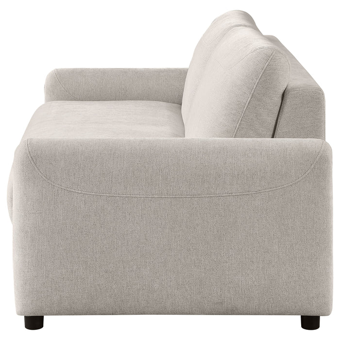 Rylie Upholstered Sofa Sleeper with Queen Mattress Beige