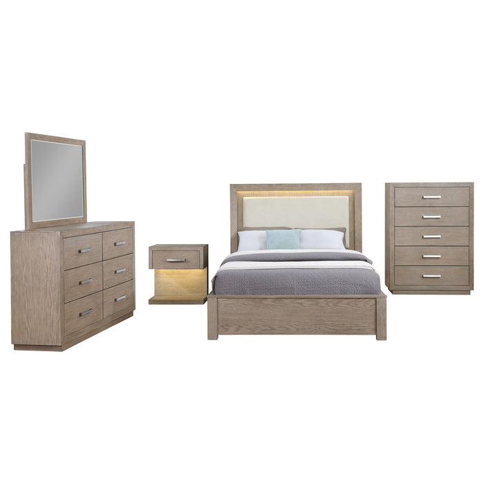 Kenora 5-piece California King Bedroom Set Barley Brown