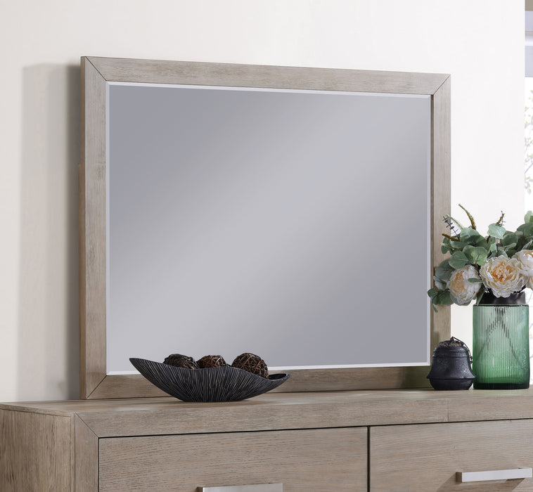 Kenora 6-drawer Dresser Mirror Barley Brown