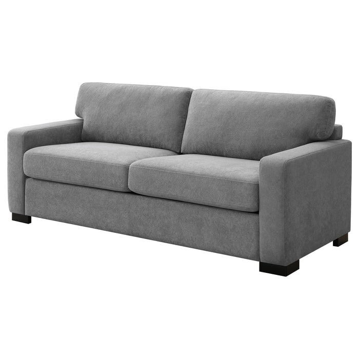 Simpson Upholstered Sofa Sleeper with Queen Mattress Grey