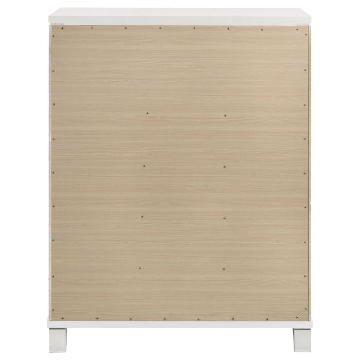 Marmore 5-drawer Bedroom Chest of Drawers White