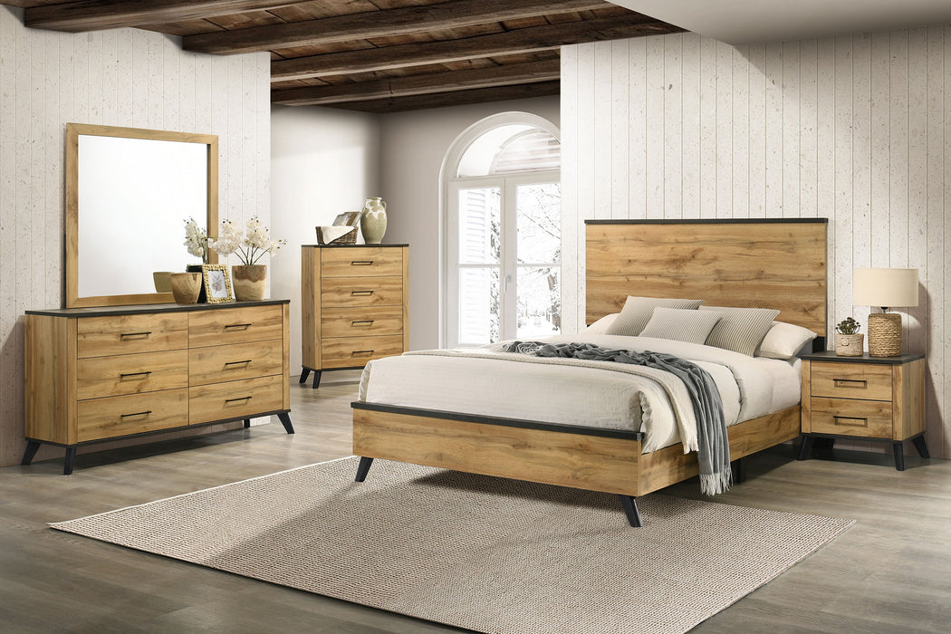 Kaywood 5-piece Full Bedroom Set Natural Pine