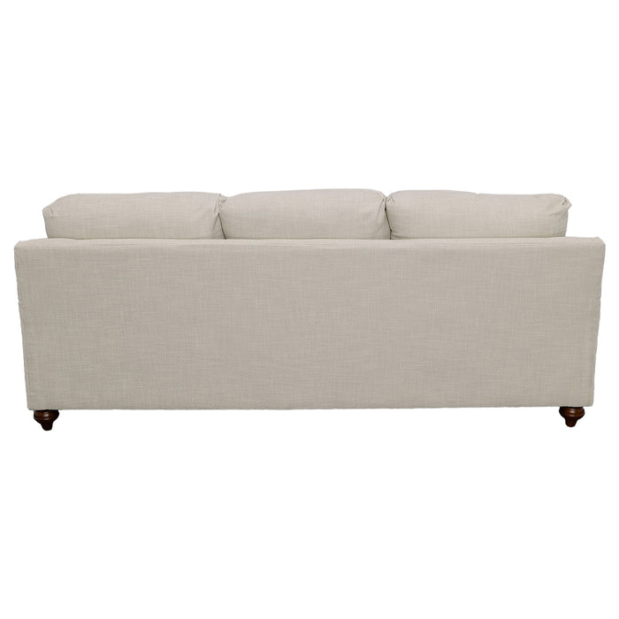 Glenn Upholstered English Arm Sofa Light Grey and Grey