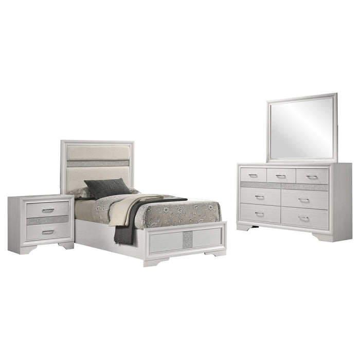 Miranda 4-piece Twin Bedroom Set White