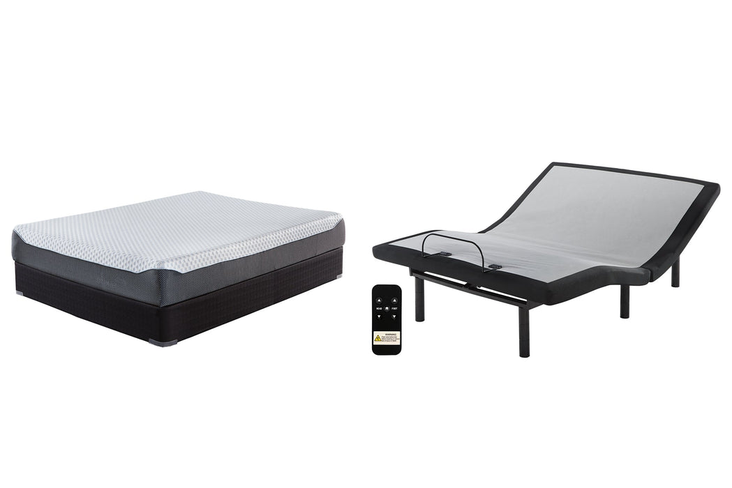 10 Inch Chime Elite Mattress with Adjustable Base Tuscaloosa Furniture Outlet