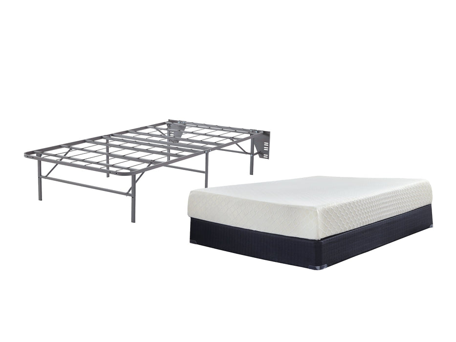 10 Inch Chime Memory Foam Mattress with Foundation Tuscaloosa Furniture Outlet