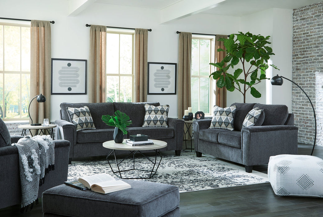 Abinger Sofa, Loveseat, Chair and Ottoman Tuscaloosa Furniture Outlet