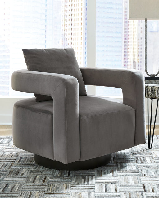 Alcoma Swivel Accent Chair Tuscaloosa Furniture Outlet