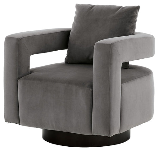 Alcoma Swivel Accent Chair Tuscaloosa Furniture Outlet