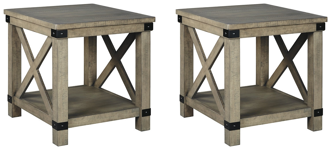 Aldwin 2 End Tables Tuscaloosa Furniture Outlet