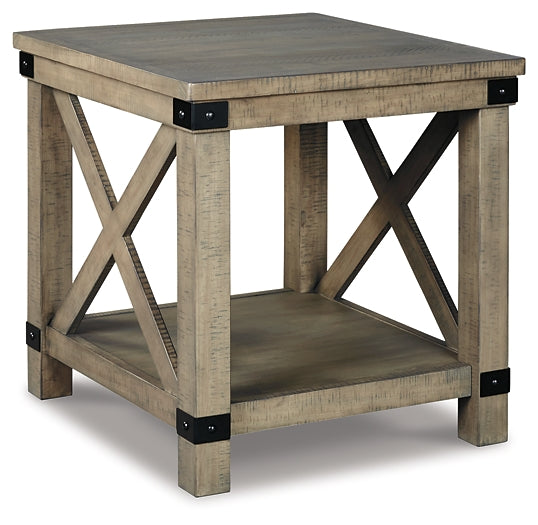 Aldwin Coffee Table with 2 End Tables Tuscaloosa Furniture Outlet