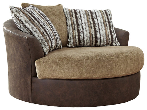 Alesbury Oversized Swivel Accent Chair Tuscaloosa Furniture Outlet