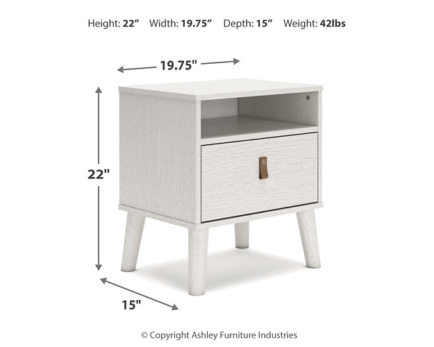 Aprilyn Queen Bookcase Headboard with Dresser, Chest and Nightstand Tuscaloosa Furniture Outlet