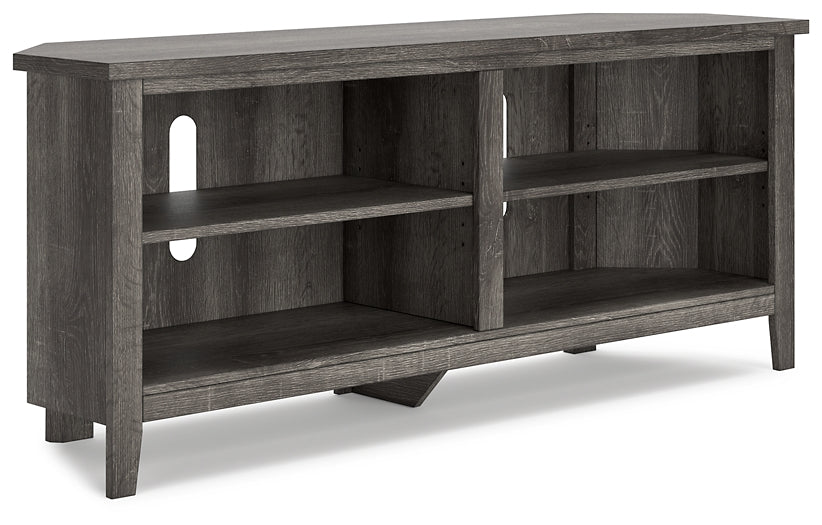 Arlenbry Medium Corner TV Stand Tuscaloosa Furniture Outlet