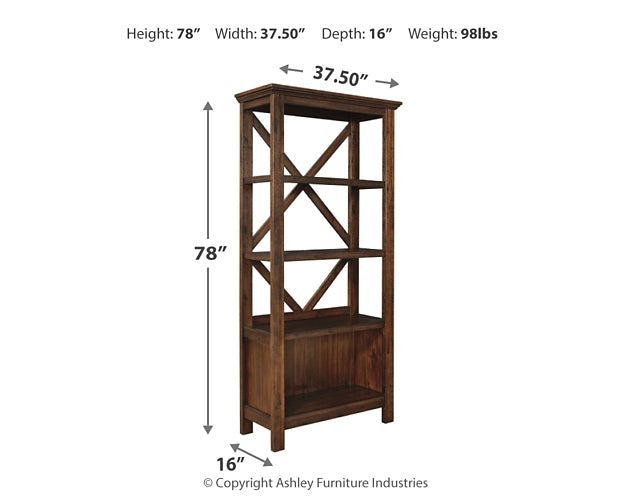 Baldridge Large Bookcase Tuscaloosa Furniture Outlet