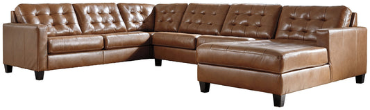 Baskove 4-Piece Sectional with Chaise Tuscaloosa Furniture Outlet