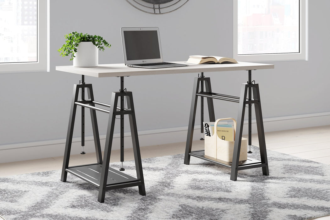 Bayflynn Adjustable Height Desk Tuscaloosa Furniture Outlet