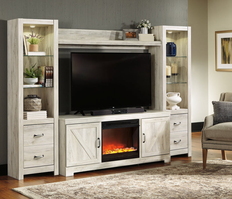 Bellaby 4-Piece Entertainment Center with Fireplace Tuscaloosa Furniture Outlet