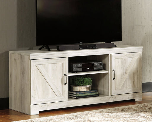 Bellaby LG TV Stand w/Fireplace Option Tuscaloosa Furniture Outlet