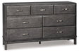 Caitbrook Queen Storage Bed with 8 Drawers with Dresser and Chest Tuscaloosa Furniture Outlet