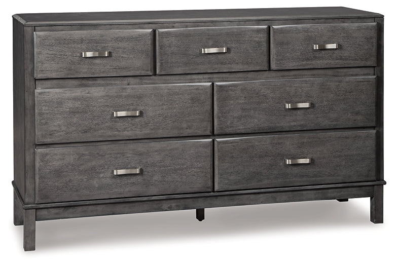 Caitbrook Queen Storage Bed with 8 Drawers with Dresser and Chest Tuscaloosa Furniture Outlet