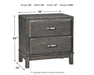 Caitbrook Two Drawer Night Stand Tuscaloosa Furniture Outlet