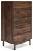 Calverson Five Drawer Chest Tuscaloosa Furniture Outlet