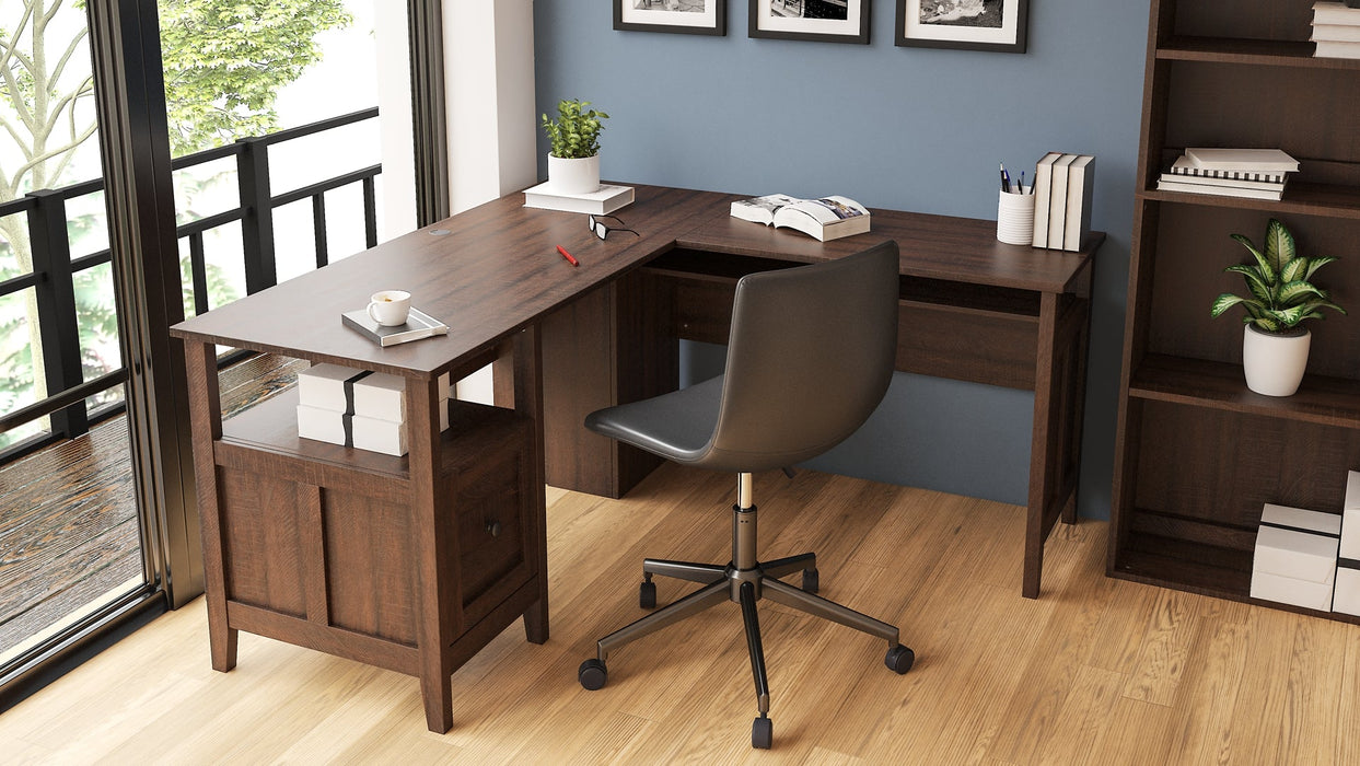 Camiburg 2-Piece Home Office Desk Tuscaloosa Furniture Outlet