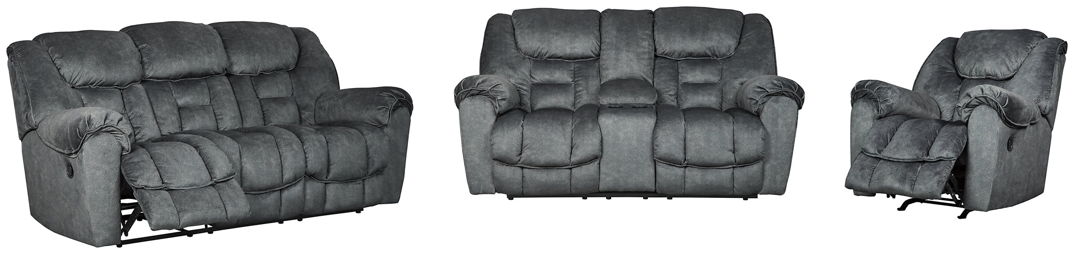 Capehorn Sofa, Loveseat and Recliner Tuscaloosa Furniture Outlet