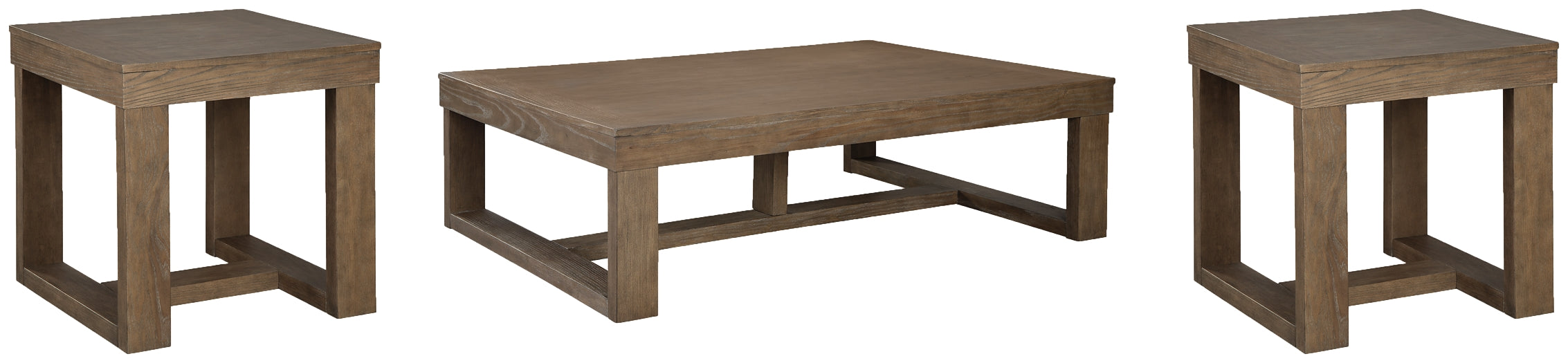 Cariton Coffee Table with 2 End Tables Tuscaloosa Furniture Outlet