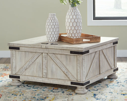 Carynhurst Cocktail Table with Storage Tuscaloosa Furniture Outlet