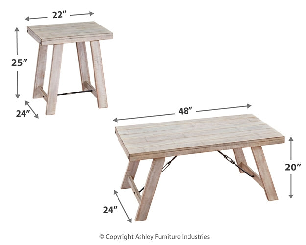 Carynhurst Occasional Table Set (3/CN) Tuscaloosa Furniture Outlet