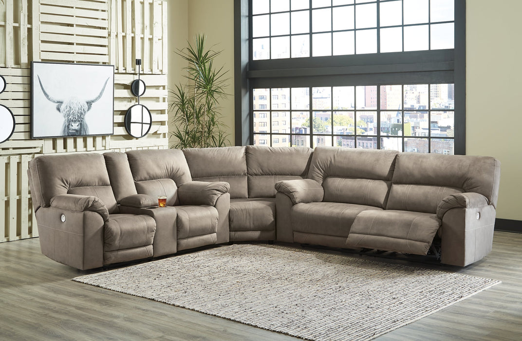 Cavalcade 3-Piece Power Reclining Sectional Tuscaloosa Furniture Outlet