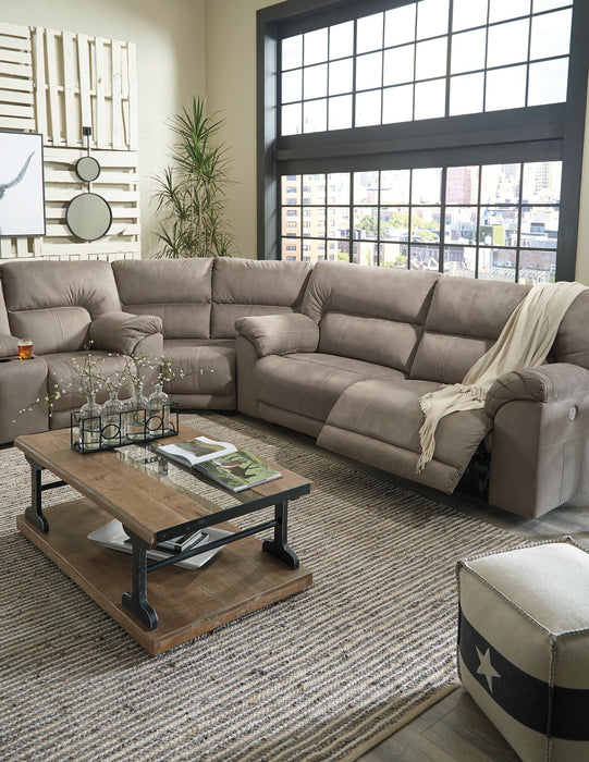 Cavalcade 3-Piece Power Reclining Sectional Tuscaloosa Furniture Outlet