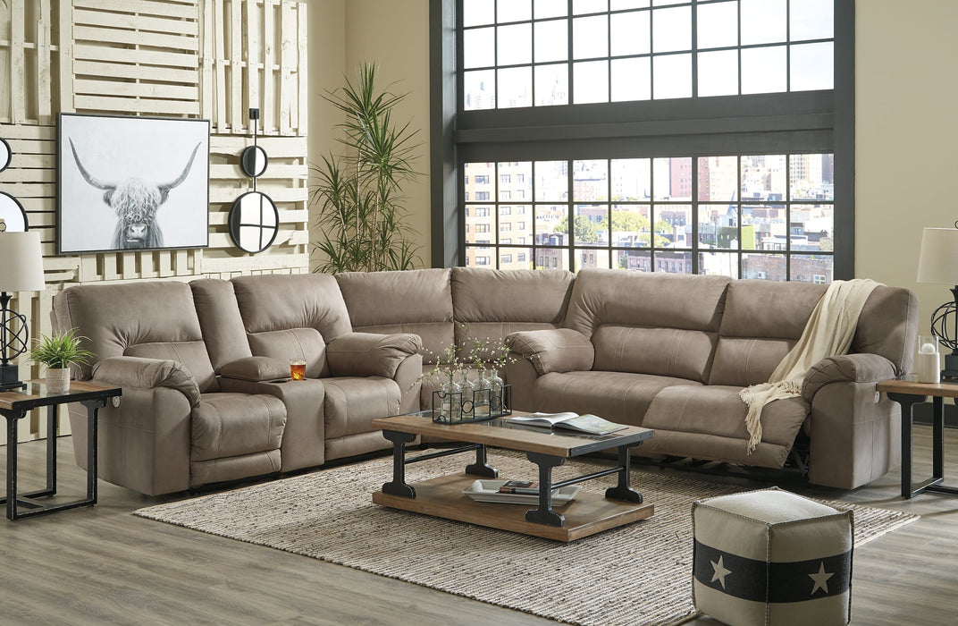 Cavalcade 3-Piece Power Reclining Sectional Tuscaloosa Furniture Outlet