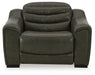 Center Line 3-Piece Sectional with Recliner Tuscaloosa Furniture Outlet