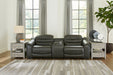 Center Line 3-Piece Sectional with Recliner Tuscaloosa Furniture Outlet