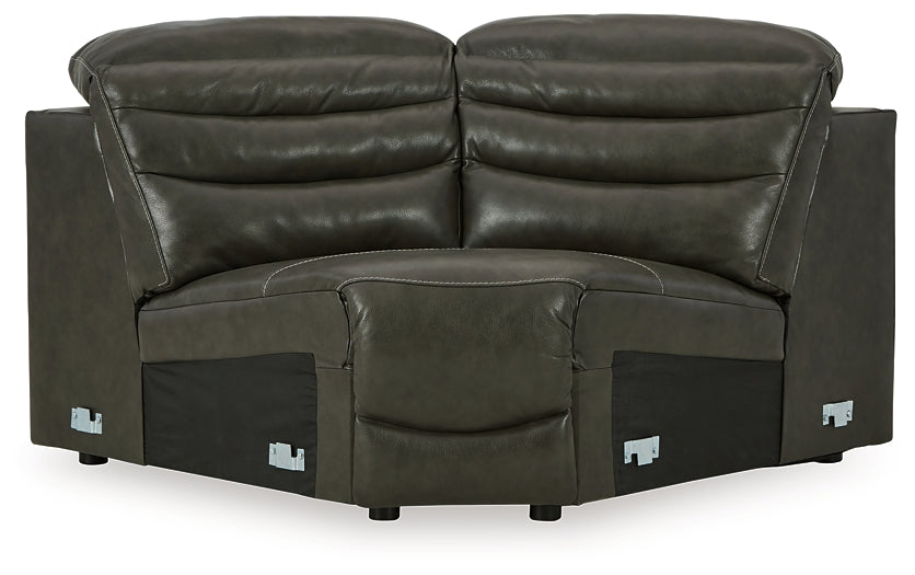 Center Line 6-Piece Sectional with Recliner Tuscaloosa Furniture Outlet