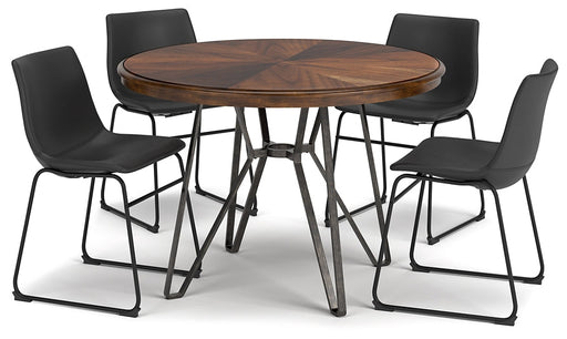 Centiar Dining Table and 4 Chairs Tuscaloosa Furniture Outlet