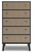 Charlang Five Drawer Chest Tuscaloosa Furniture Outlet