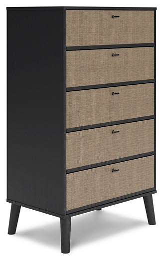 Charlang Five Drawer Chest Tuscaloosa Furniture Outlet