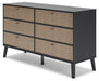 Charlang Six Drawer Dresser Tuscaloosa Furniture Outlet